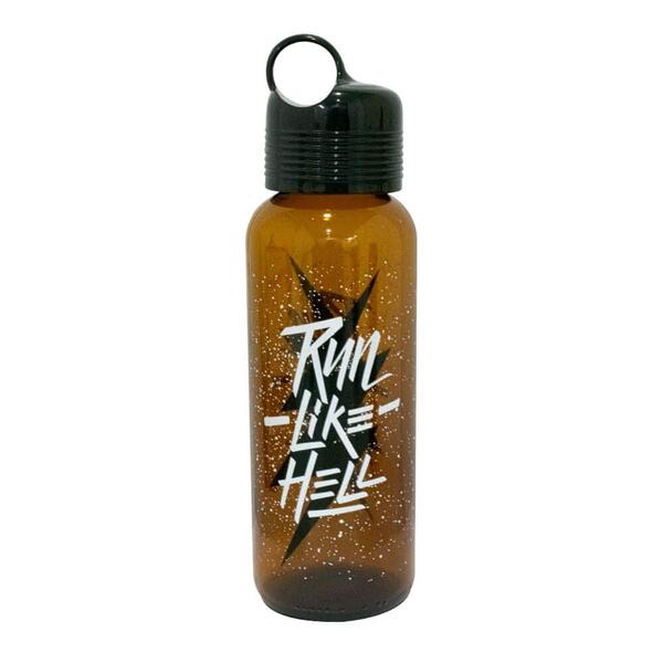 Garrafa De Água De Vidro Run Like Hell 500ml - Casambiente R9