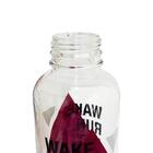 Garrafa De Água De Vidro Wake Run 500ml - Casambiente R922007