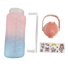 Garrafa De Água Squeeze 2l P/ Academia Cores Sortidas Degrade