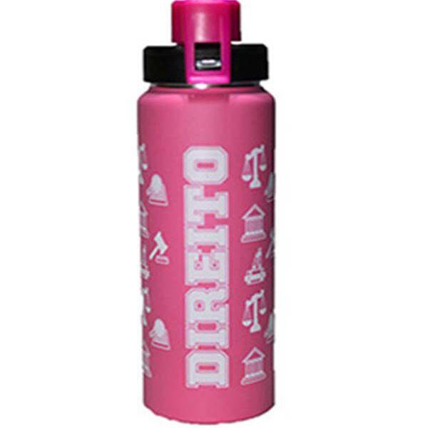 Garrafa De Alumínio Profissão - Direito 750 Ml Pink
