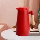 Garrafa De Café 1 Litro Cabo Madeira Com Isolamento Térmico V