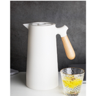 Garrafa De Café Térmica 1 Litro Chique Cabo Madeira Chá Água