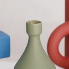 Garrafa De Cerâmica Verde Decorativa Design Emma Elegante