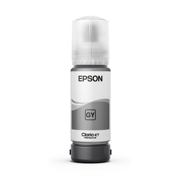 Garrafa De Tinta Original Epson Ecotank 555 T555520, Cinza Pa