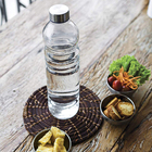 Garrafa De Vidro 1 Litro Com Tampa Inox