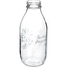 Garrafa De Vidro Com Tampa Metálica Bormioli Rocco 1000ml