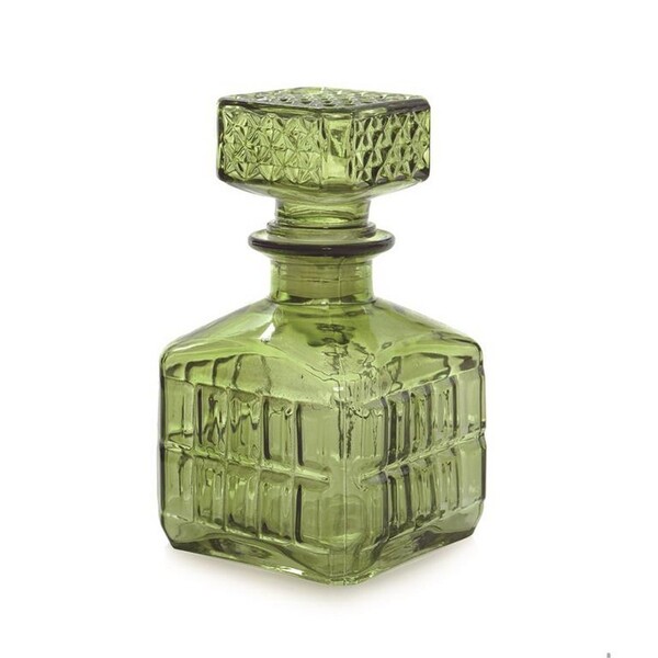 Garrafa De Vidro Decoração Natal 15 X 9 Cm 1 Unidade Verde