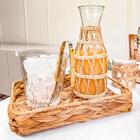 Garrafa de Vidro Decorado C/Sisal 800ml Wolff