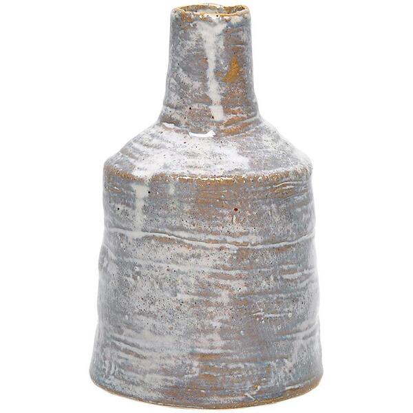 Garrafa Decorativa De Cerâmica Cinza Home&co Sia Sala Quarto