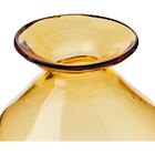 Garrafa Decorativa Para Sala Mosé Vidro Âmbar 29x12x12cm