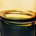 Garrafa Decorativa Para Sala Mosé Vidro Âmbar 29x12x12cm