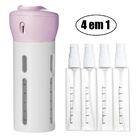 Garrafa Dispense Portátil 4 Em 1 Alcool Gel Shampoo Cremes Ro