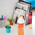 Garrafa Exata Laranja Em Tritan Com Parede Dupla 0,6 L Tramon