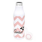 Garrafa Garrafinha Branca De Agua Com Frases 550ml Mod4