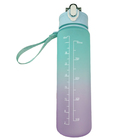 Garrafa Horario Motivacional 900ml Academia Esporte Treino Ca