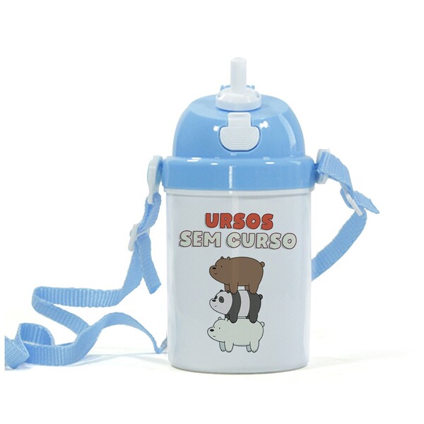 Garrafa Infantil Urso Sem Curso Um Em Cima Do Outro - Garrafa