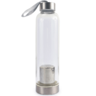 Garrafa Infusora Vidro Portátil Suco Detox Chá Capacidade 550