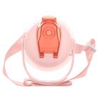 Garrafa Lyor Multiuso C/ Alca Dupla E Canudo Rosa 1200 Ml