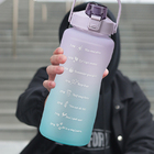 Garrafa Motivacional Anti-vazamento 2 L Livre Bpa - Lilás