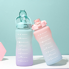 Garrafa Motivacional Anti-vazamento 2 L Livre Bpa - Verde