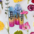 Garrafa Motivacional Metalica Medidor Kit 3 Uni Squeeze Agua