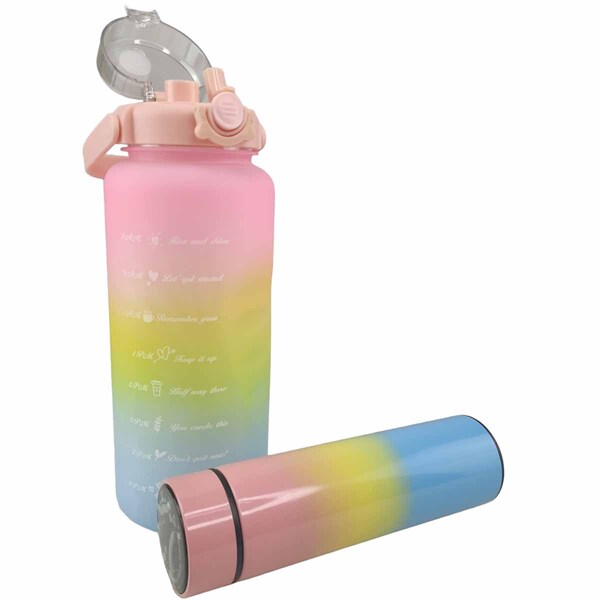 Garrafa Motivacional Squeeze Termica Com Sensor Temperatura K