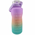 Garrafa Motivacional Squeeze Termica Kit 2 Uni Sensor Led Vis