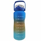 Garrafa Motivacional Squeeze Termina Kit 2 Uni Sensor Led 2 L