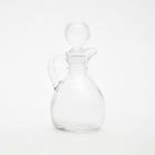 Garrafa para Azeite ou Vinagre de Vidro Transparente com Tamp