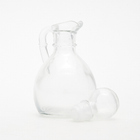 Garrafa para Azeite ou Vinagre de Vidro Transparente com Tamp
