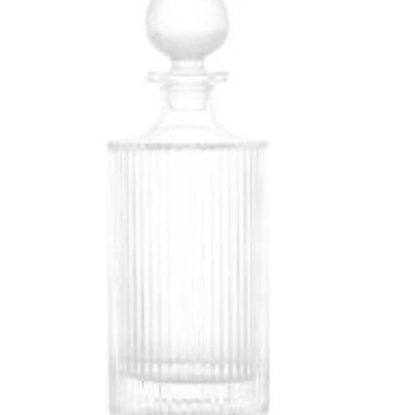 Garrafa Para Whisky De Cristal Lines 800ml