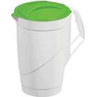 Garrafa Plástica Jarra 4l Branca Tampa Color