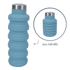 Garrafa Retrátil 500ml Azul U