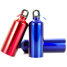 Garrafa Squeeze 500 Ml Alumínio Com Mosquetão - Vermelho