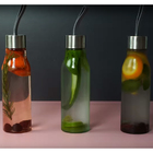 Garrafa Squeeze 650ml Plástica Para Água Suco Chá Café Ou Chu