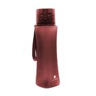 Garrafa Squeeze Bico De Silicone Vermelho Alça 600ml Academia