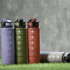 Garrafa Squeeze Em Policarbonato Verde Com Marcadores 1l 4673