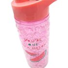 Garrafa Squeeze Gel Rosa Agua Gelada Congelante Resfriamento