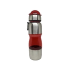 Garrafa Squeeze Plástico/aço Inox - 600ml