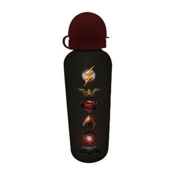 Garrafa Squeeze Preta 500ml Liga Da Justiça Urban 41570