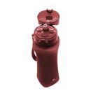 Garrafa Squeeze Trava 600ml Vermelho Alça Bico De Silicone Be