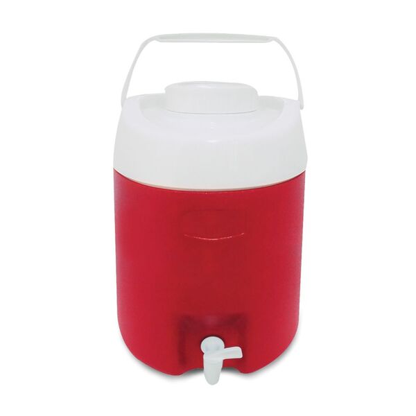 Garrafa Térmica 12 Litros Grande 8h Gelado Vermelho.