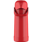 Garrafa Térmica 1 Litro Ampola De Vidro Vermelho Magic Pump T