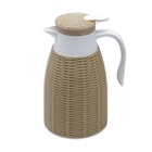 Garrafa Termica 1l Com Rattan De Plastico Marrom Tress Lyor 6