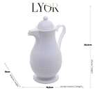 Garrafa Termica 1l Vintage Branca Lyor 7998