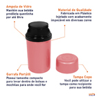 Garrafa Térmica 250ml Portátil Com Tampa Copo Hermética - Wp