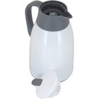 Garrafa Térmica 25x16x13cm 1l Plástico Branco Ampola Vidro