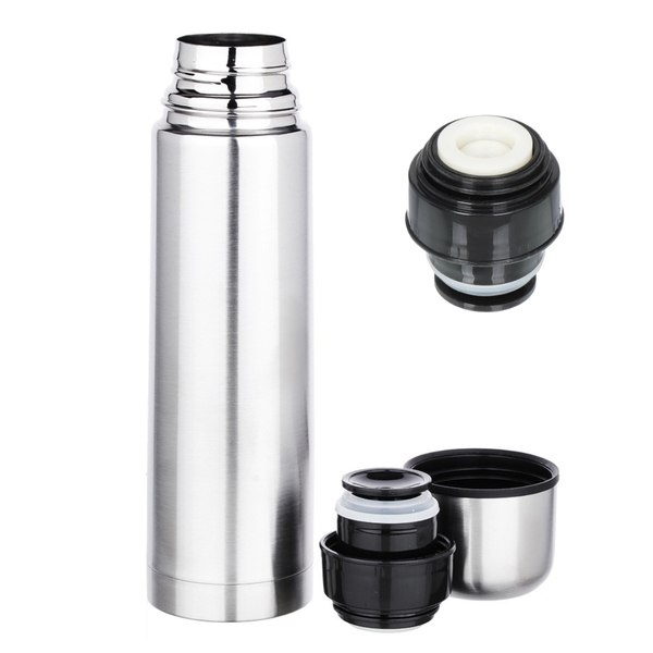 Garrafa Térmica Aço Inox 950ml Com Tampa Dosadora Agua Cha Ca