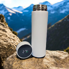 Garrafa Térmica Aço Inox Com Termômetro Digital Led 500ml Bra