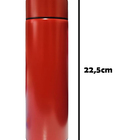 Garrafa Térmica Aço Inox Com Termômetro Digital Led 500ml Ver